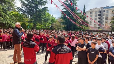 Özel bireylere afet tatbikatı yapıldı