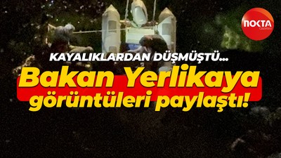 Ali Yerlikaya, Kocaeli’de kayalıklardan düşen gencin son durumunu açıkladı!