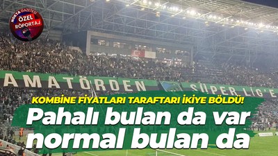 Kombine fiyatları taraftarı ikiye böldü! Pahalı bulan da var normal bulan da