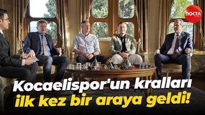 Kocaelispor'un kralları ilk kez bir araya geldi!