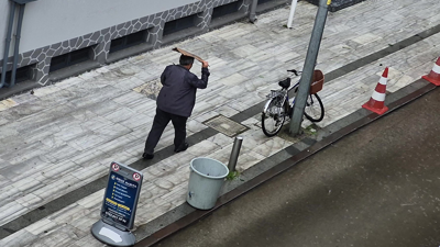 Düzce'yi önce fırtına sonra dolu vurdu!