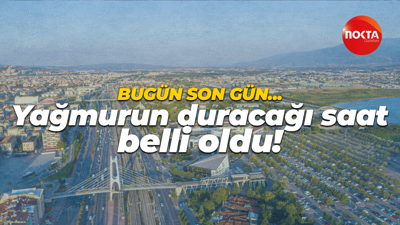 Kocaeli’de yağmurun duracağı saat bile belli oldu! Üstelik bugün son gün