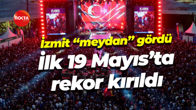 İzmit “meydan” gördü İlk 19 Mayıs’ta rekor kırıldı