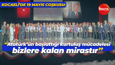Kocaeli’de 19 Mayıs coşkusu: “Atatürk’ün başlattığı kurtuluş mücadelesi bizlere kalan mirastır”