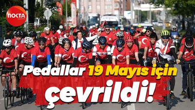Kocaeli'de pedallar 19 Mayıs için çevrildi!
