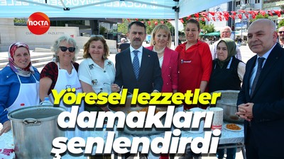 Yöresel lezzetler damakları şenlendirdi