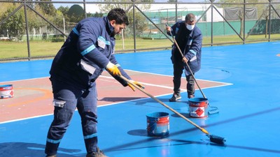 Basketbol sahaları yeniliyor