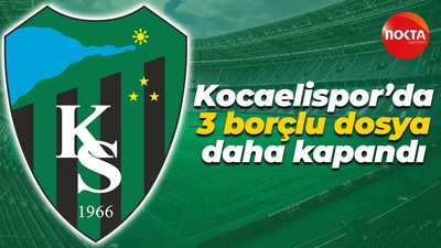 Kocaelispor’da 3 borçlu dosya daha kapandı