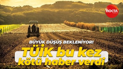 TÜİK, bitkisel üretim tahminini açıkladı: Büyük düşüş bekleniyor!