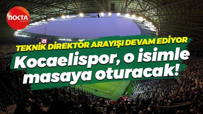 Teknik direktör arayışı devam ediyor... Kocaelispor, o isimle masaya oturacak!