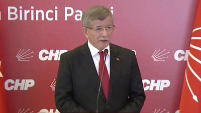 Ahmet Davutoğlu'ndan çarpıcı açıklamalar