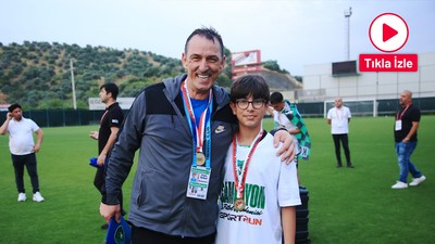 Emektar Fazlı Özkut ve kaleci Talha gururlu!