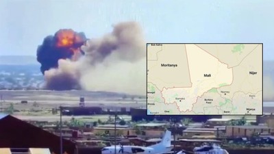 Mali'de askeri havaalanında ortalık karıştı!