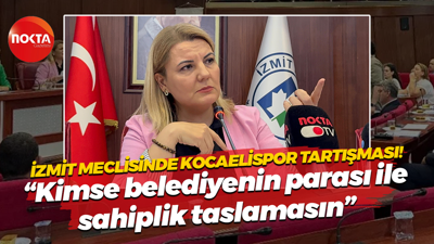 İzmit Meclisinde Kocaelispor tartışması; “Kimse belediyenin parası ile sahiplik taslamasın”