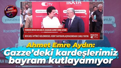 YRP İl Başkanı Ahmet Emre Aydın: Gazze’deki kardeşlerimiz bayram kutlayamıyor