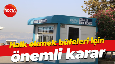 Halk ekmek büfeleri için önemli karar