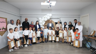 Çayırovalı minikler karnelerine kavuştu