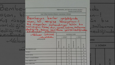 1,2,3,4,5,6,7,8,9,10,11,12. SINIF KARNE GÖRÜŞÜ ÖRNEKLERİ | İlkokul, Ortaokul, Lise En Anlamlı Görüş