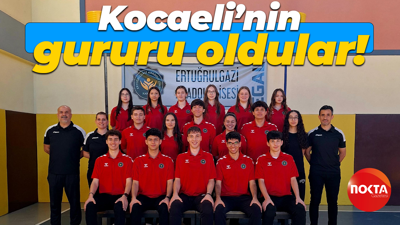 Türkiye Liseler Arası Korfbol Şampiyonası'nda zirveye oturdular: Kocaeli'nin gururu oldular!
