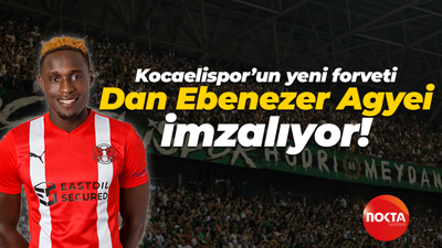 Kocaelispor’un yeni forveti Dan Ebenezer Agyei imzalıyor!