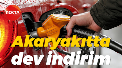 Akaryakıtta dev indirim
