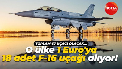 O ülke 1 Euro’ya 18 adet F-16 uçak alacak! Toplamda 67 uçağı olacak