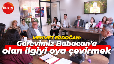 Mehmet Erdoğan: Ali Babacan’a müthiş bir ilgi var, görevimiz bu sevgiyi oya çevirmek