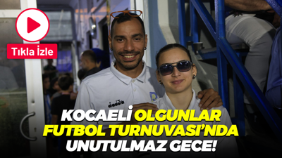 Kocaeli Olgunlar Futbol Turnuvası’nda unutulmaz gece!