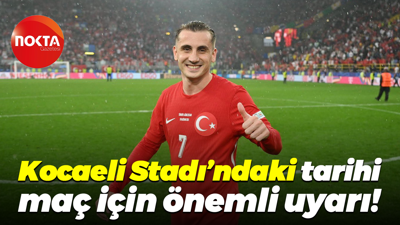 Kocaeli Stadı’ndaki tarihi maç için önemli uyarı!