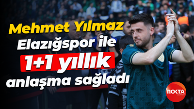 Mehmet Yılmaz, Elazığspor ile 1+1 yıllık anlaşma sağladı
