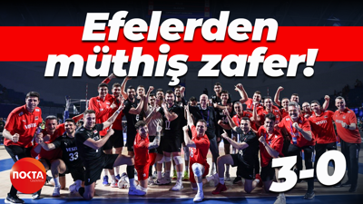 Efelerden müthiş zafer! 3-0