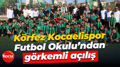 Körfez Kocaelispor Futbol Okulu’ndan görkemli açılış