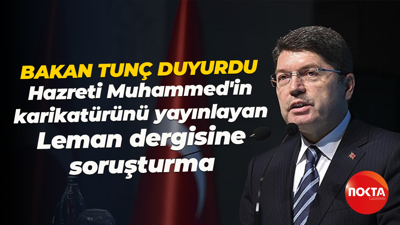 Hazreti Muhammed'in karikatürünü yayınlayan Leman dergisine soruşturma