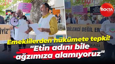 Kocaeli'de emeklilerden hükümete tepki! "Etin adını bile ağzımıza alamıyoruz"