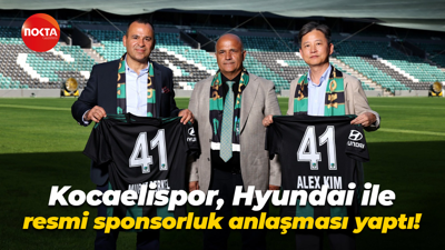 Kocaelispor, Hyundai ile resmi sponsorluk anlaşması yaptı!