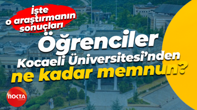 İşte o araştırmanın sonuçları; Öğrenciler Kocaeli Üniversitesi’nden ne kadar memnun?