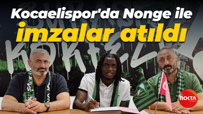 Kocaelispor'da Nonge ile imzalar atıldı