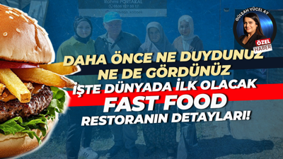 Türk girişimcilerden imza proje: Bu fast food restoranı dünyada ilk olacak!