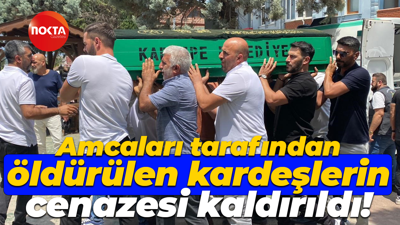 Kocaeli'de aile içi dehşet: Amcaları tarafından öldürülen kardeşlerin cenazesi kaldırıldı!