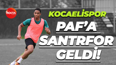 Kocaelispor PAF’a santrfor geldi! Baba Arslanbeyli anne Gine-Kanadalı!