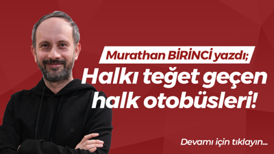 Halkı teğet geçen halk otobüsleri!