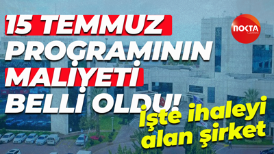 15 Temmuz programını düzenleyen şirket belli oldu! İşte Kocaeli Büyükşehir’e maliyeti