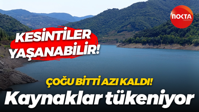 Kocaeli için kriz kapıda! Barajlardaki su seviyesinin yarısından fazlası tükenmiş durumda
