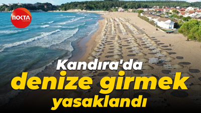 Kandıra'da denize girmek yasaklandı