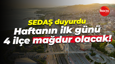 SEDAŞ duyurdu... Kocaeli'de haftanın ilk günü 4 ilçe mağdur olacak!