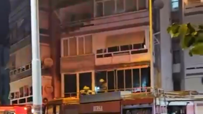 Sitede yangın paniği!