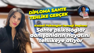 Kocaeli Psikologlar Derneği Başkanı Hülya Kuşcu: Sahte psikologlar danışanların hayatını tehlikeye atıyor
