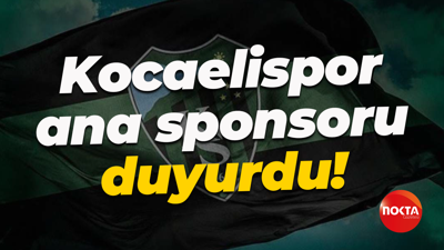 Sezon sonuna kadar... Kocaelispor ana sponsoru duyurdu!