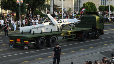 Hırvatistan ordusunun geçit töreninde TB2 detayı