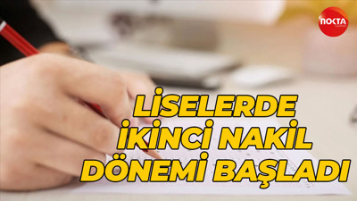 Liselerde ikinci nakil dönemi başladı